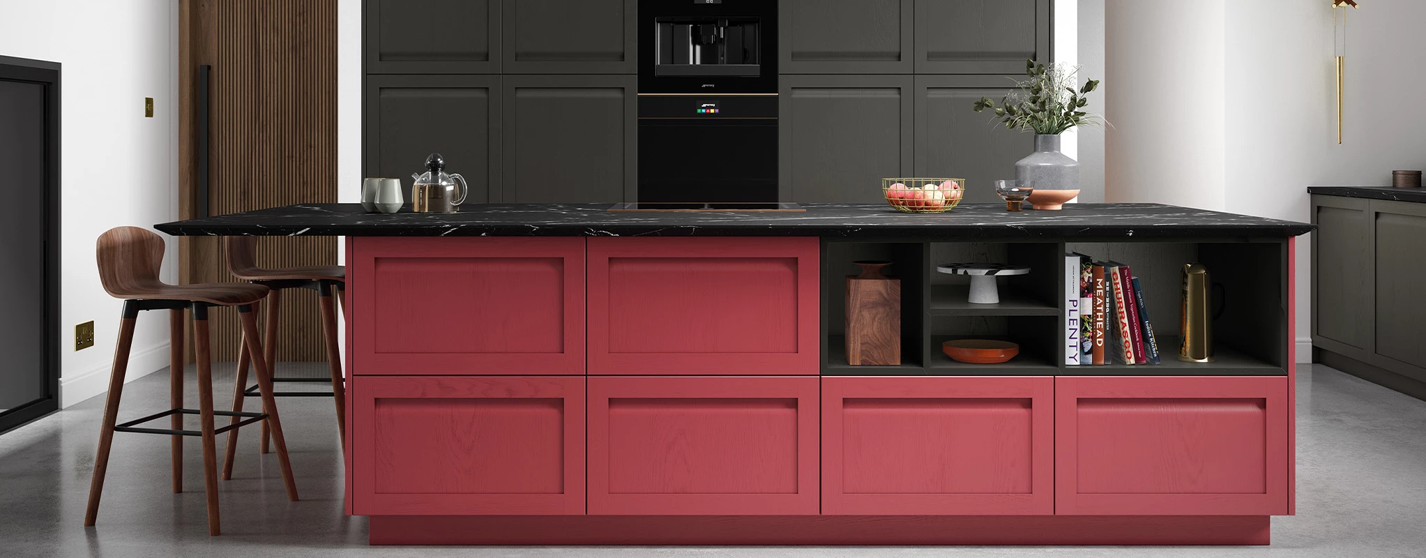 Harborne Graphite and CMS Chicory Red