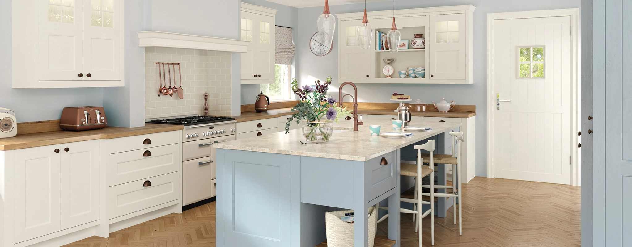 Wakefield Porcelain and Pantry Blue